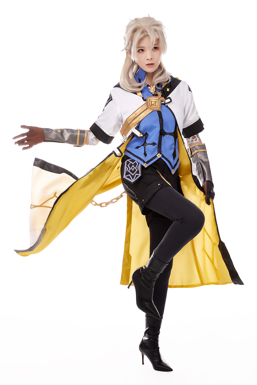 Genshin Impact Albedo Outfits Cosplay Costume Halloween Carnival Costume