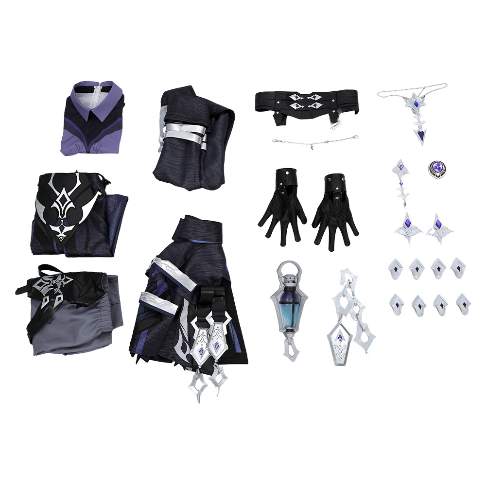 Genshin Impact Flins Fullset Outfits Halloween Carnival Party Cosplay Costume