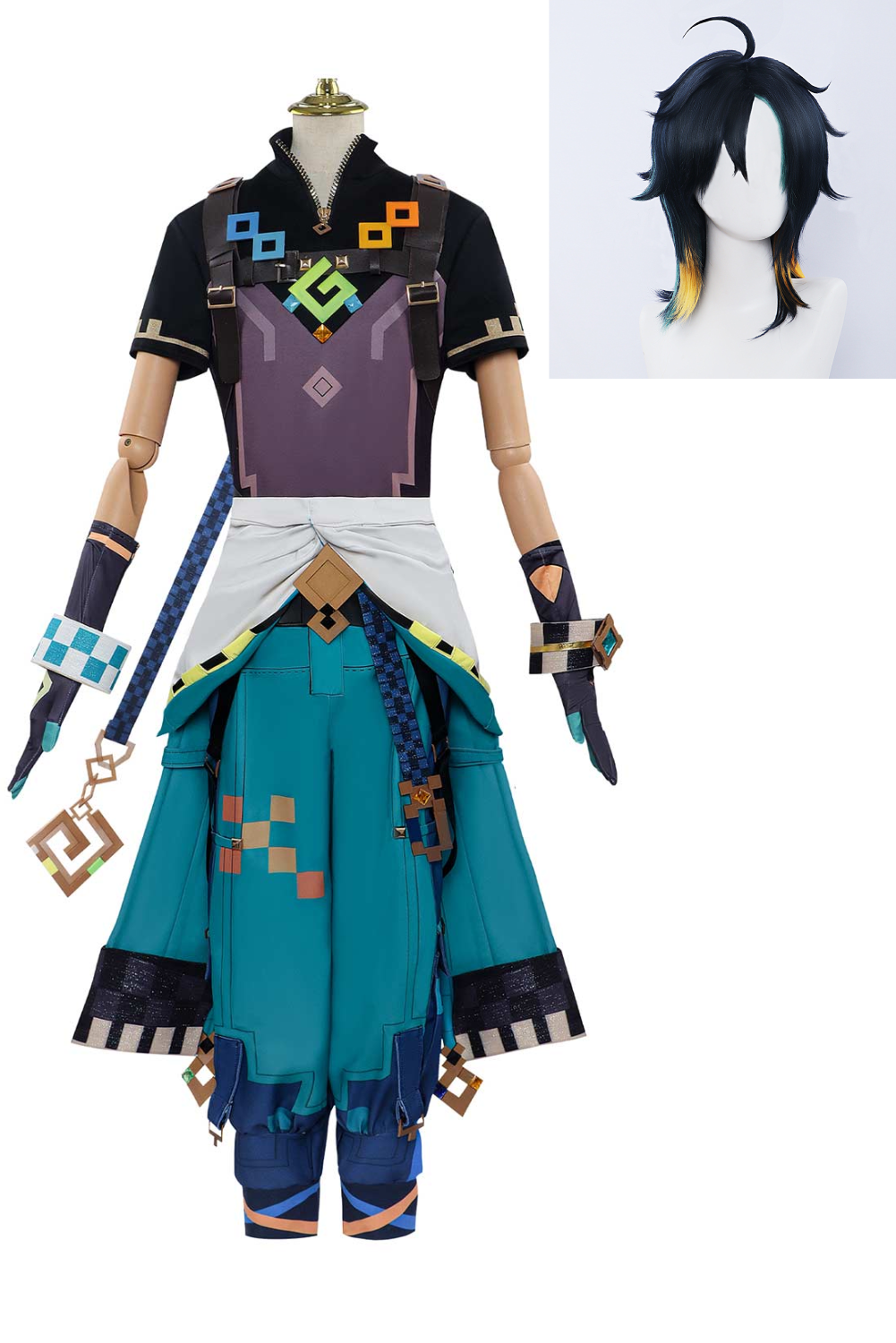 Genshin Impact Kinich Natlan Outfits Halloween Carnival Suit Cosplay Costume