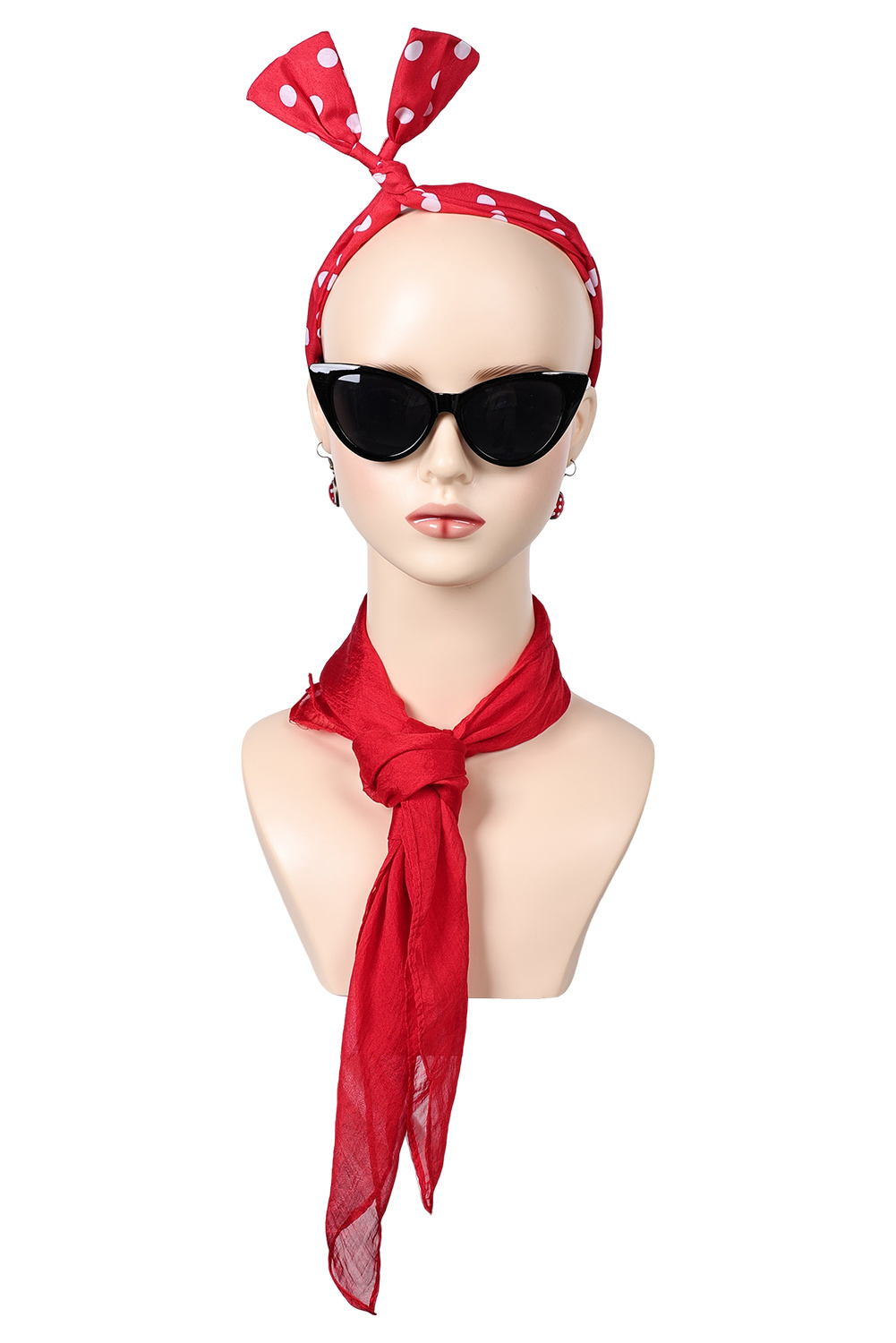 Grease: Rydell High Eforpretty 1950 's Pink Lady Cosplay Red Headband Halloween Costume Accessories