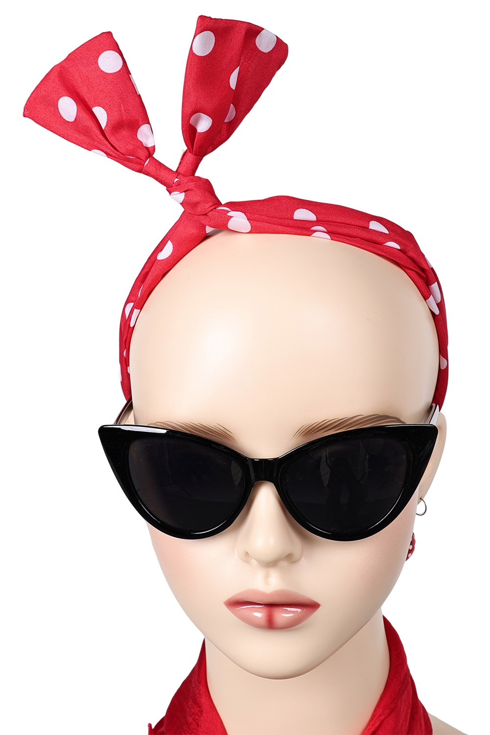 Grease: Rydell High Eforpretty 1950 's Pink Lady Cosplay Red Headband Halloween Costume Accessories