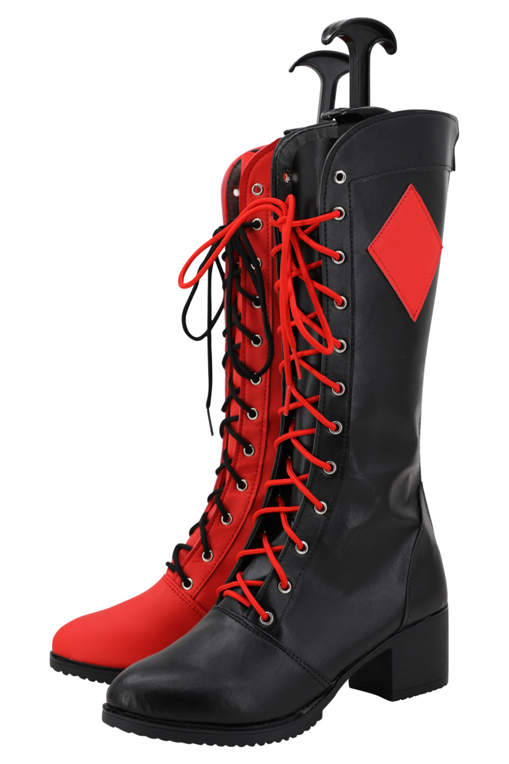 Harley Quinn J.SCOTT Cosplay Shoes Boots Halloween Custom Made Costumes Accessory
