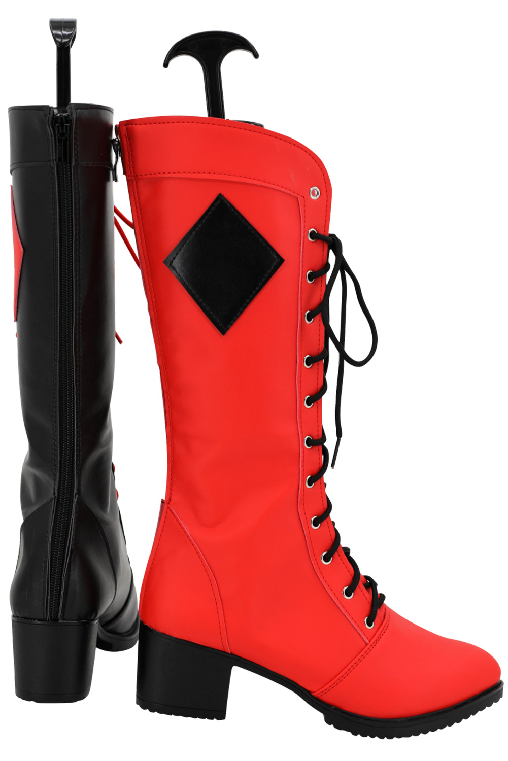 Harley Quinn J.SCOTT Cosplay Shoes Boots Halloween Custom Made Costumes Accessory