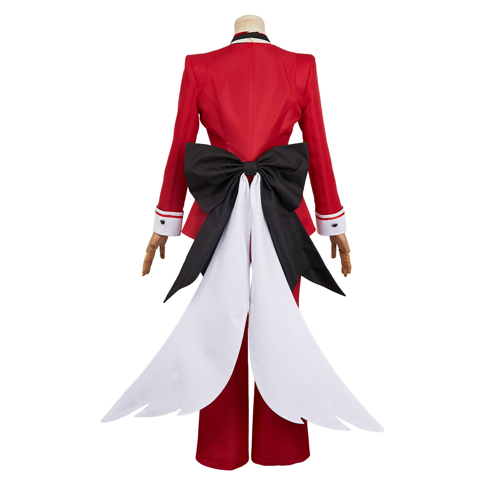 Hazbin Hotel Angel Dust Maid and Butler Cafe Bulter Uniform Halloween Carnival Party Cosplay Costume