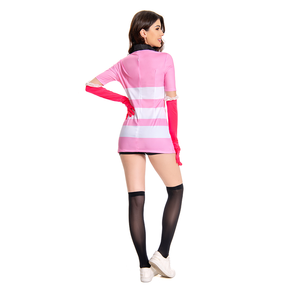 Hazbin Hotel Angel Dust Outfits Halloween Carnival Suit Cosplay Costume