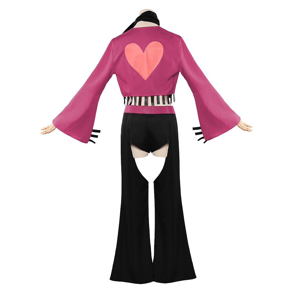 Hazbin Hotel Season 2 Angel Dust Cowboy Set Outfits Halloween Carnival Party Cosplay Costume