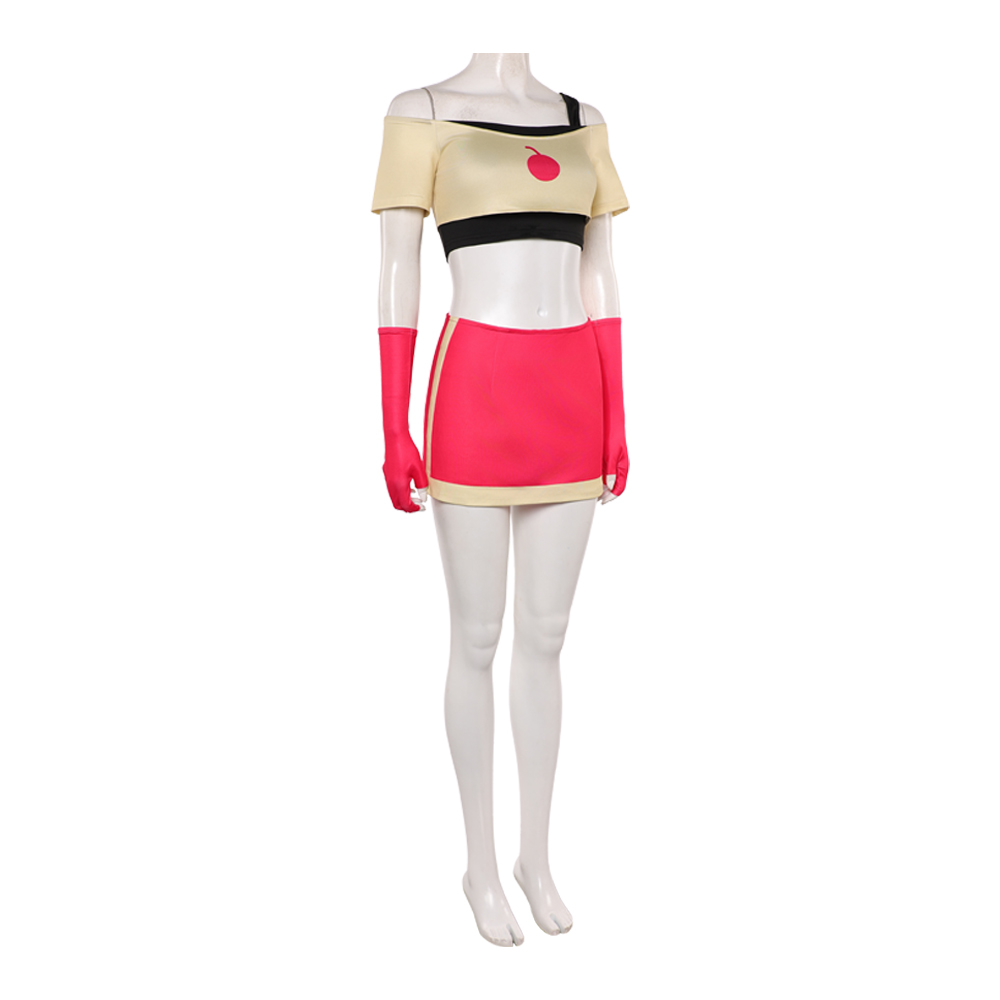 Hazbin Hotel Season 2 Cherri Bomb Top Skirt Set Outfits Halloween Carnival Party Cosplay Costume