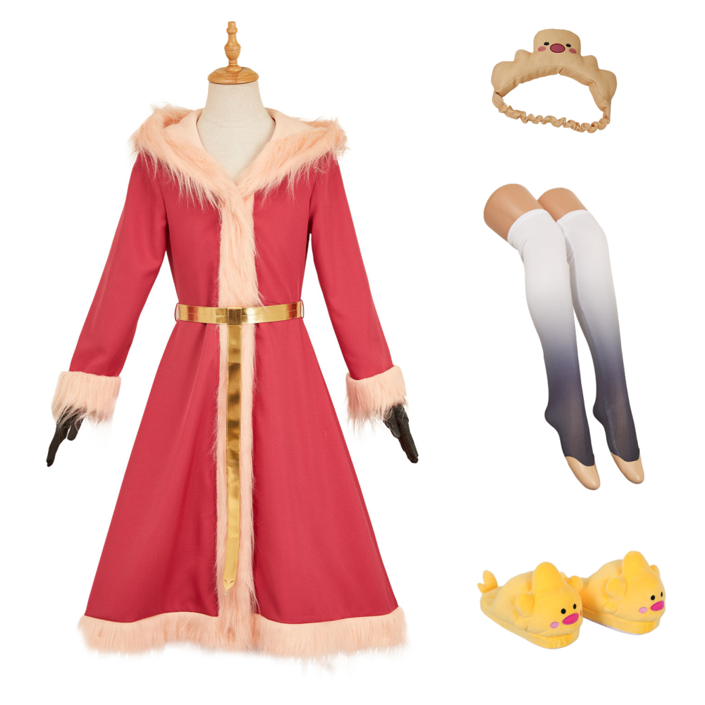 Hazbin Hotel Season 2 Lucifer Red Plush Outfit Halloween Carnival Cosplay Costume