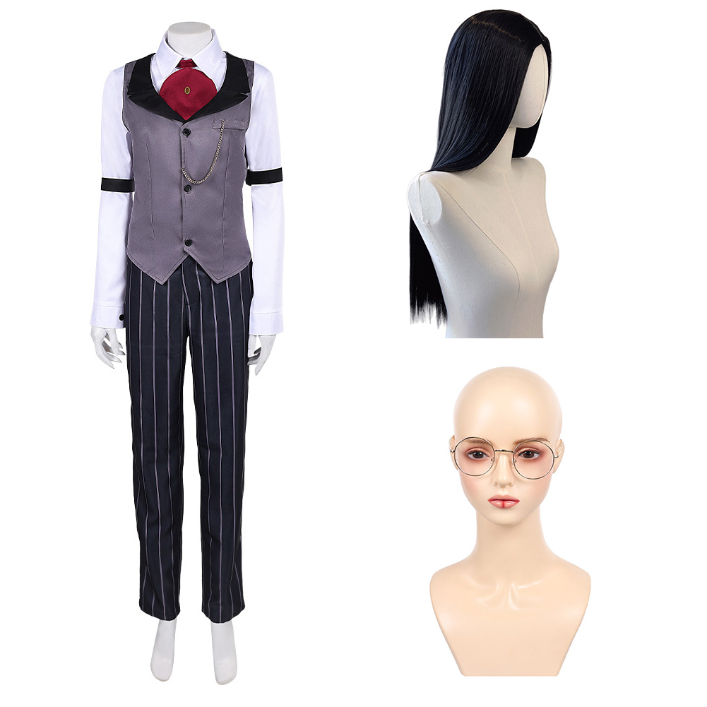 Hazbin Hotel Season 2 Sir Pentious Human Form Fullset Halloween Carnival Party Cosplay Costume