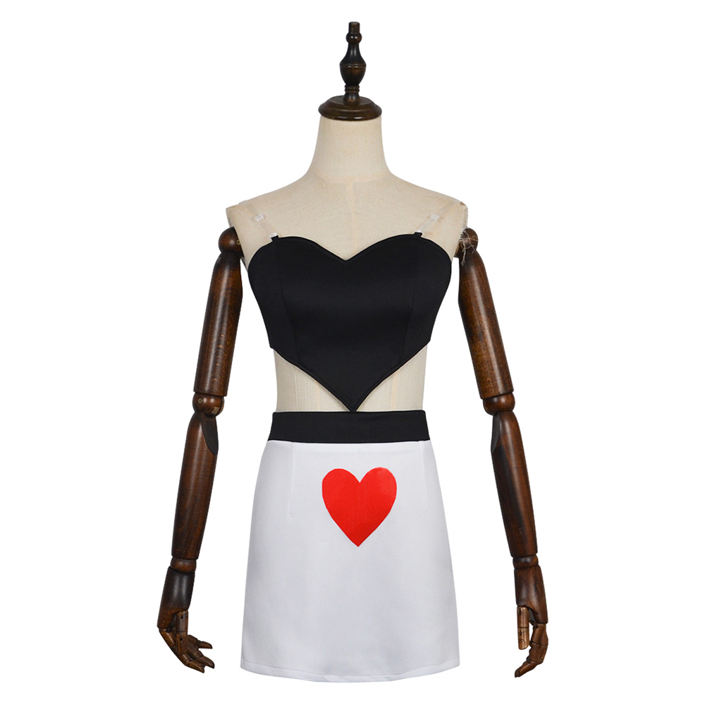 Hazbin Hotel Season 2 Velvette Coat Top Skirt Set Halloween Carnival Party Cosplay Costume