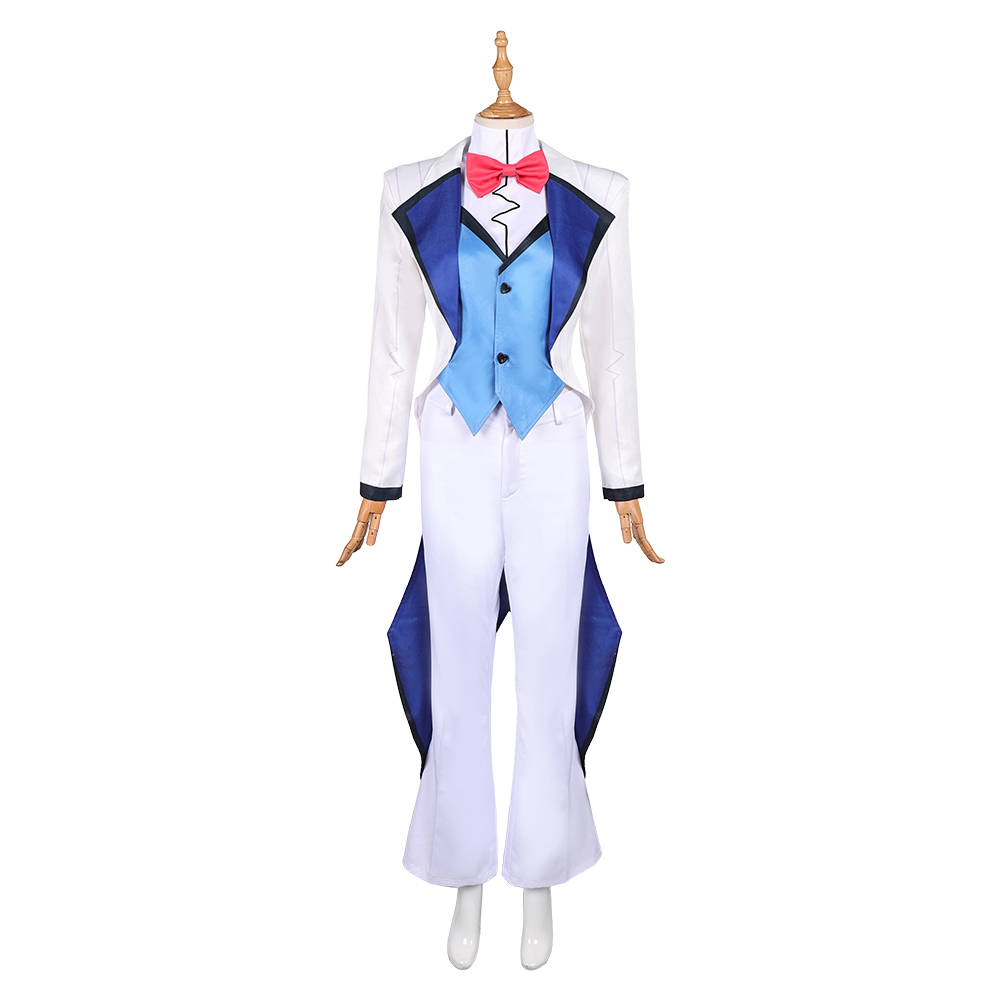 Hazbin Hotel Season 2 Vox White Suit Set Halloween Carnival Party Cosplay Costume