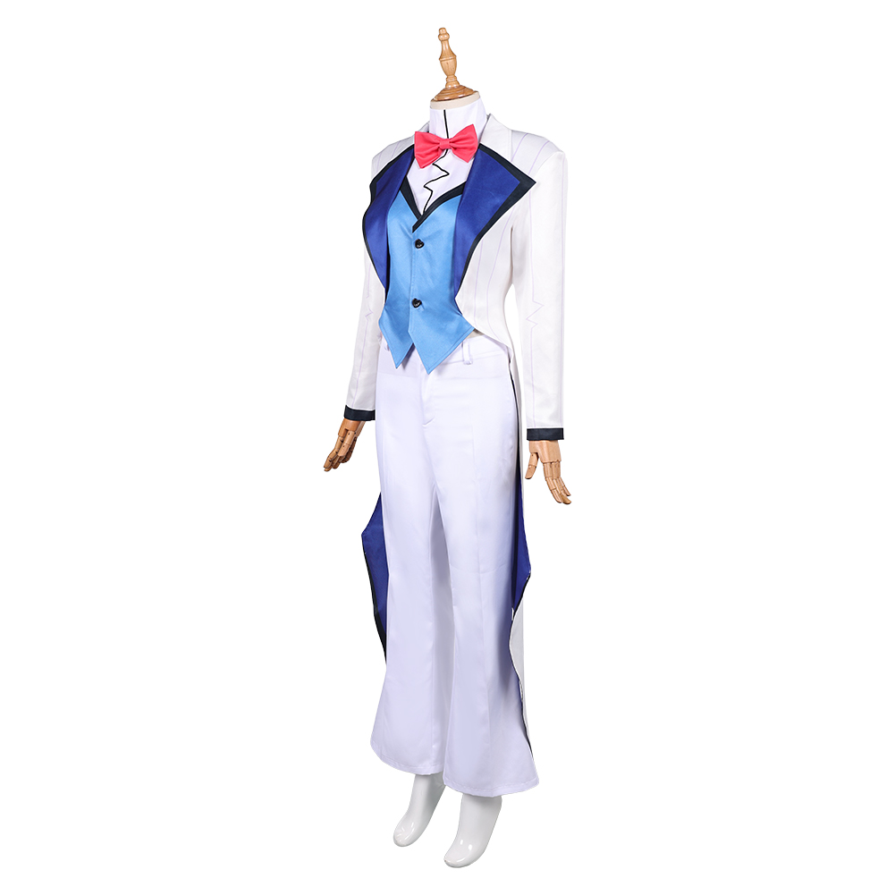 Hazbin Hotel Season 2 Vox White Suit Set Halloween Carnival Party Cosplay Costume