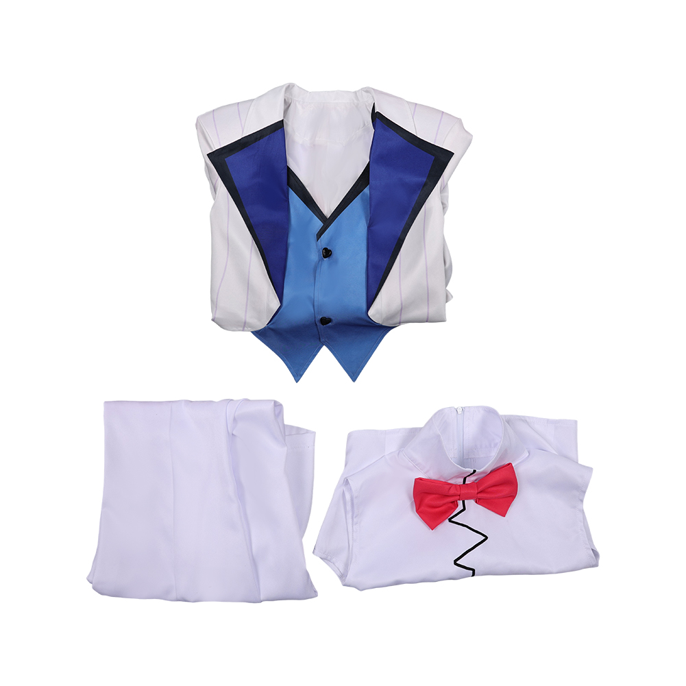 Hazbin Hotel Season 2 Vox White Suit Set Halloween Carnival Party Cosplay Costume