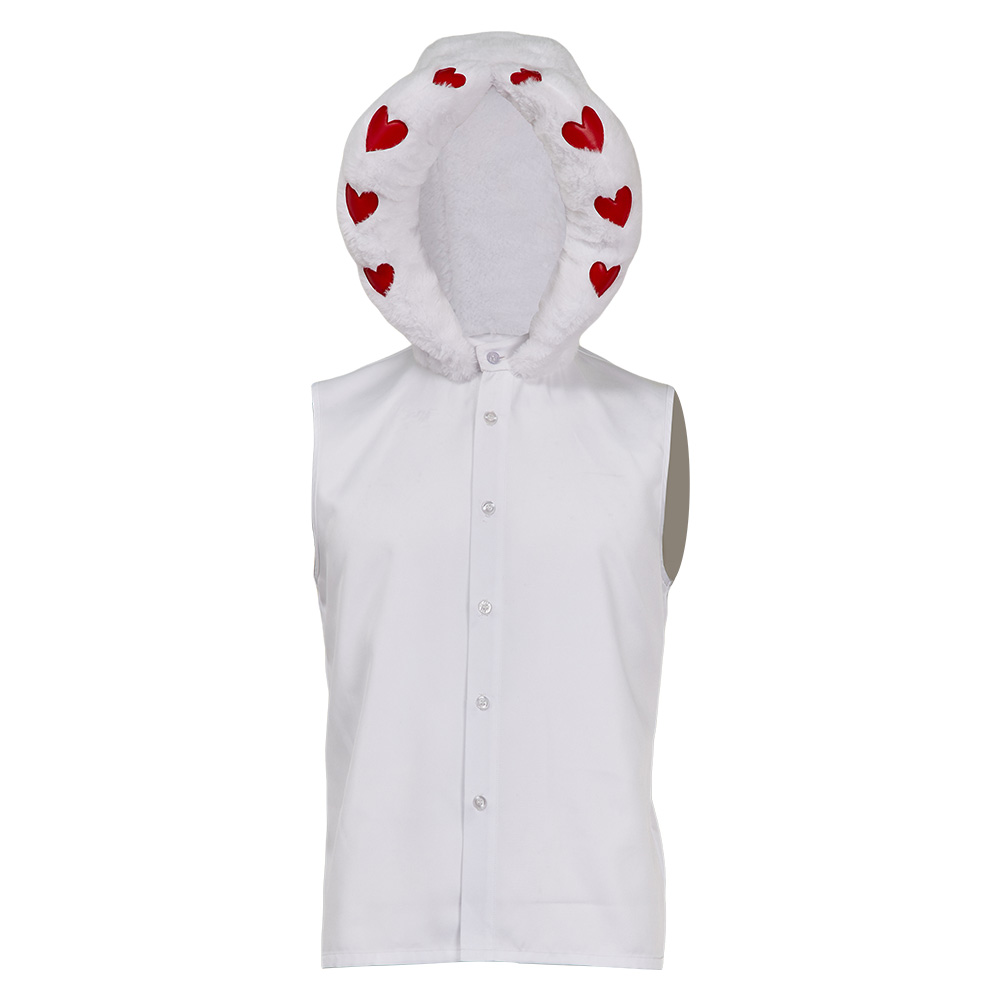 Hazbin Hotel Valentino Maid and Butler Cafe Butler Uniform Halloween Carnival Party Cosplay Costume