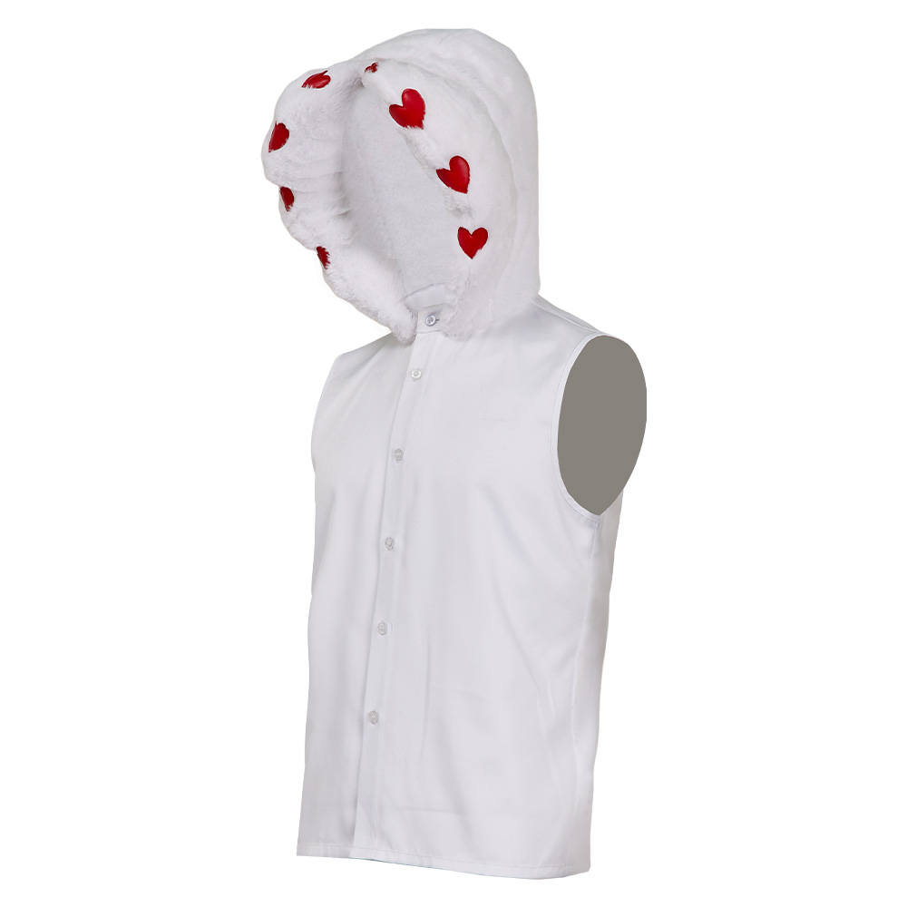 Hazbin Hotel Valentino Maid and Butler Cafe Butler Uniform Halloween Carnival Party Cosplay Costume