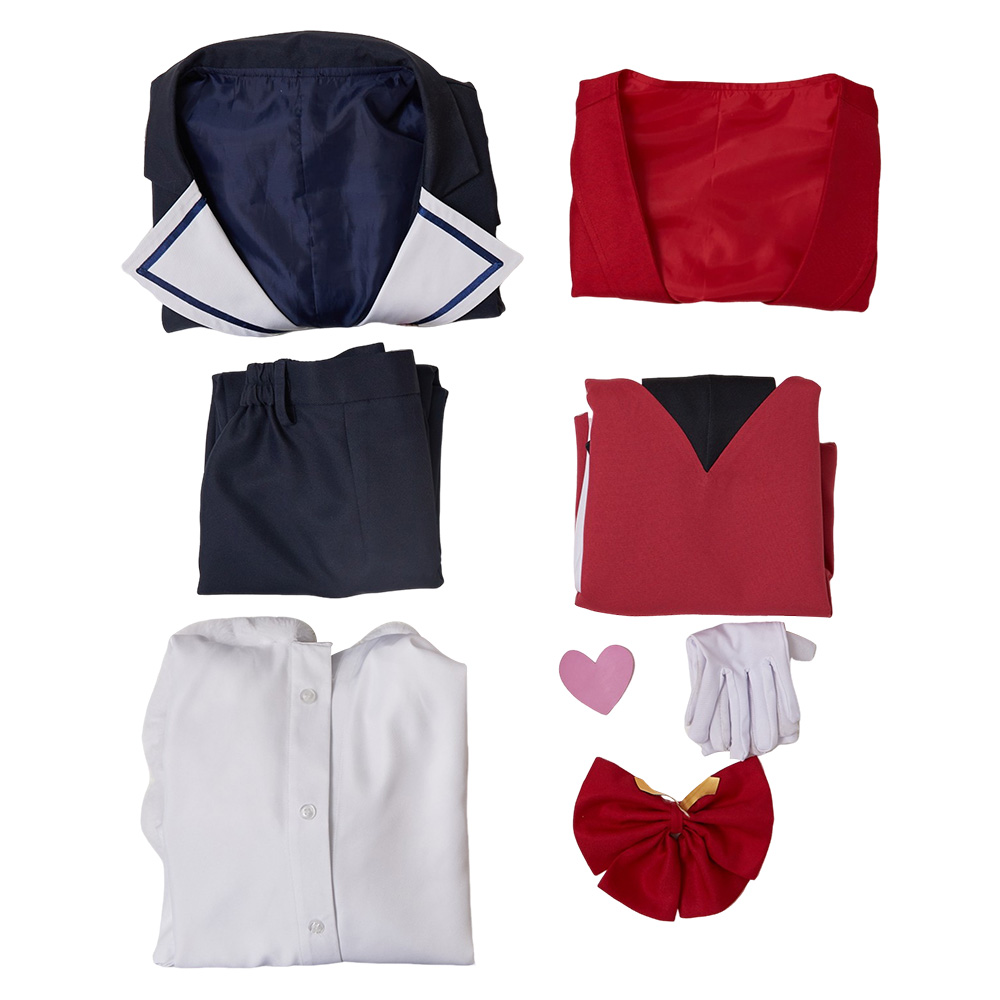 Hazbin Hotel Valentino Maid and Butler Cafe Butler Uniform Halloween Carnival Party Cosplay Costume