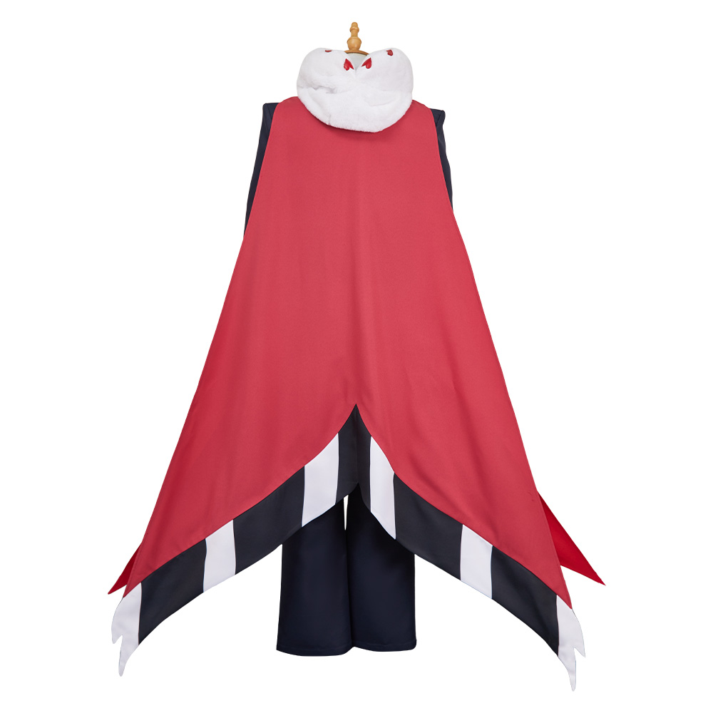 Hazbin Hotel Valentino Maid and Butler Cafe Butler Uniform Halloween Carnival Party Cosplay Costume