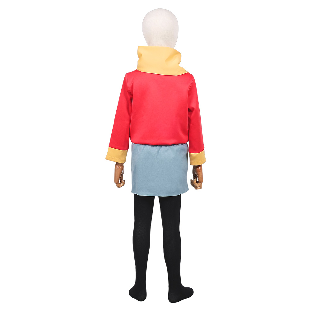 Hilda Kids Children Red Fullset Outfits  Halloween Carnival Party Cosplay Costume