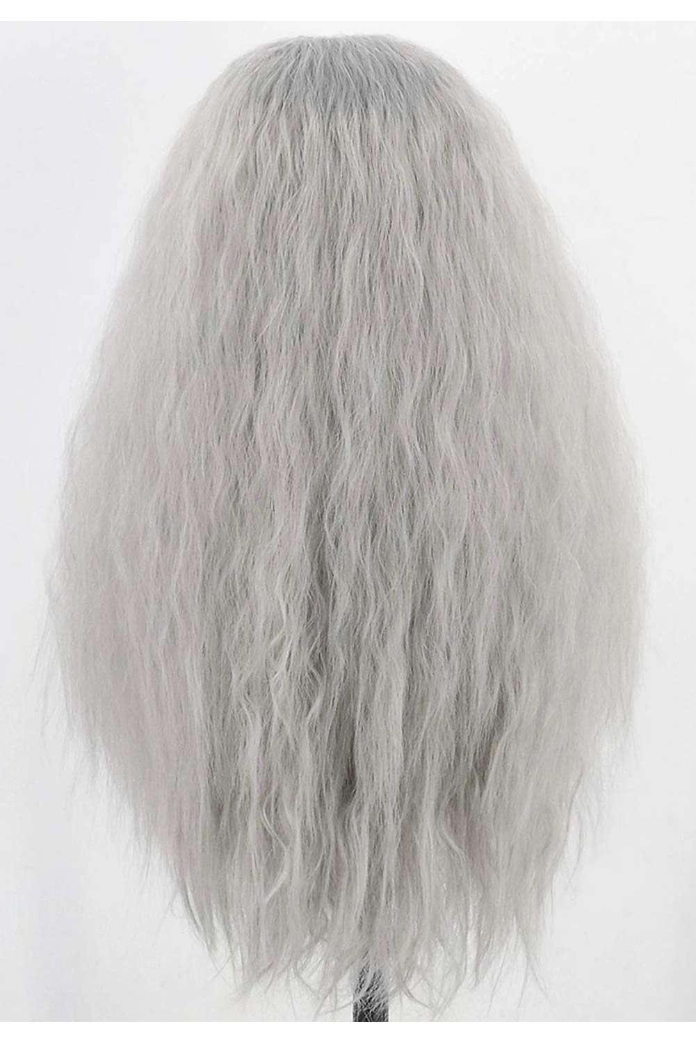 Hobbits Gandalf Dumbledore Elderly Wizard Cosplay Wig Heat Resistant Synthetic Hair and Beard Carnival Halloween Party Costume Accessories