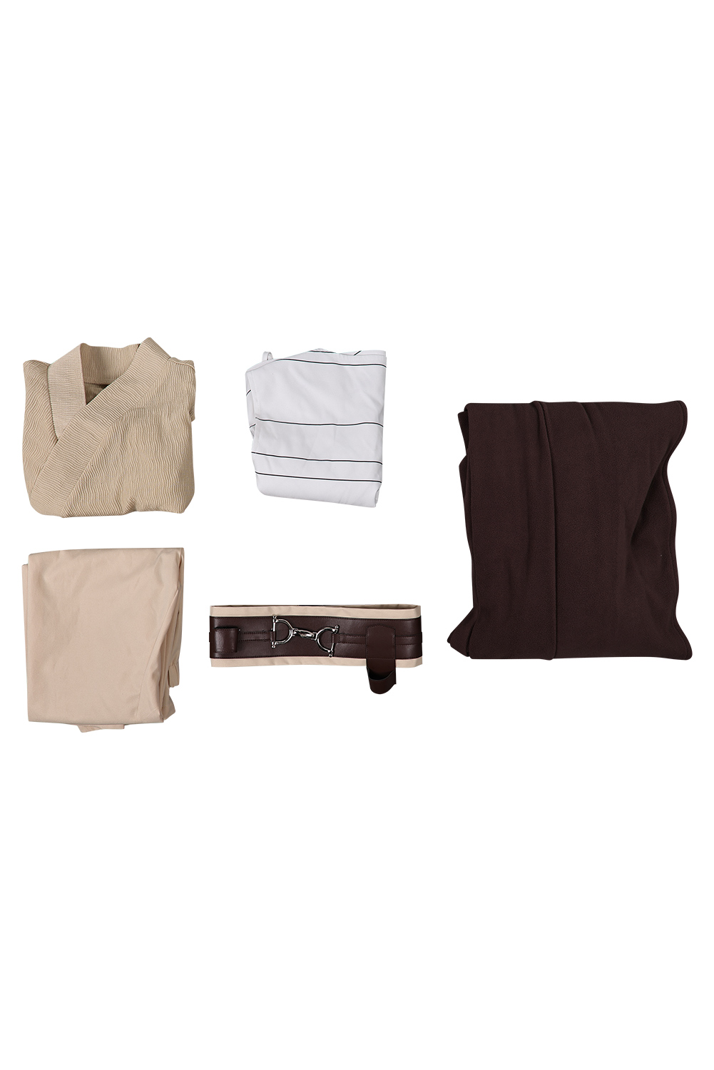 Jedi Master Indara Carrie-Anne Moss Brown Robe Outfits Set Halloween Carnival Suit Cosplay Costume