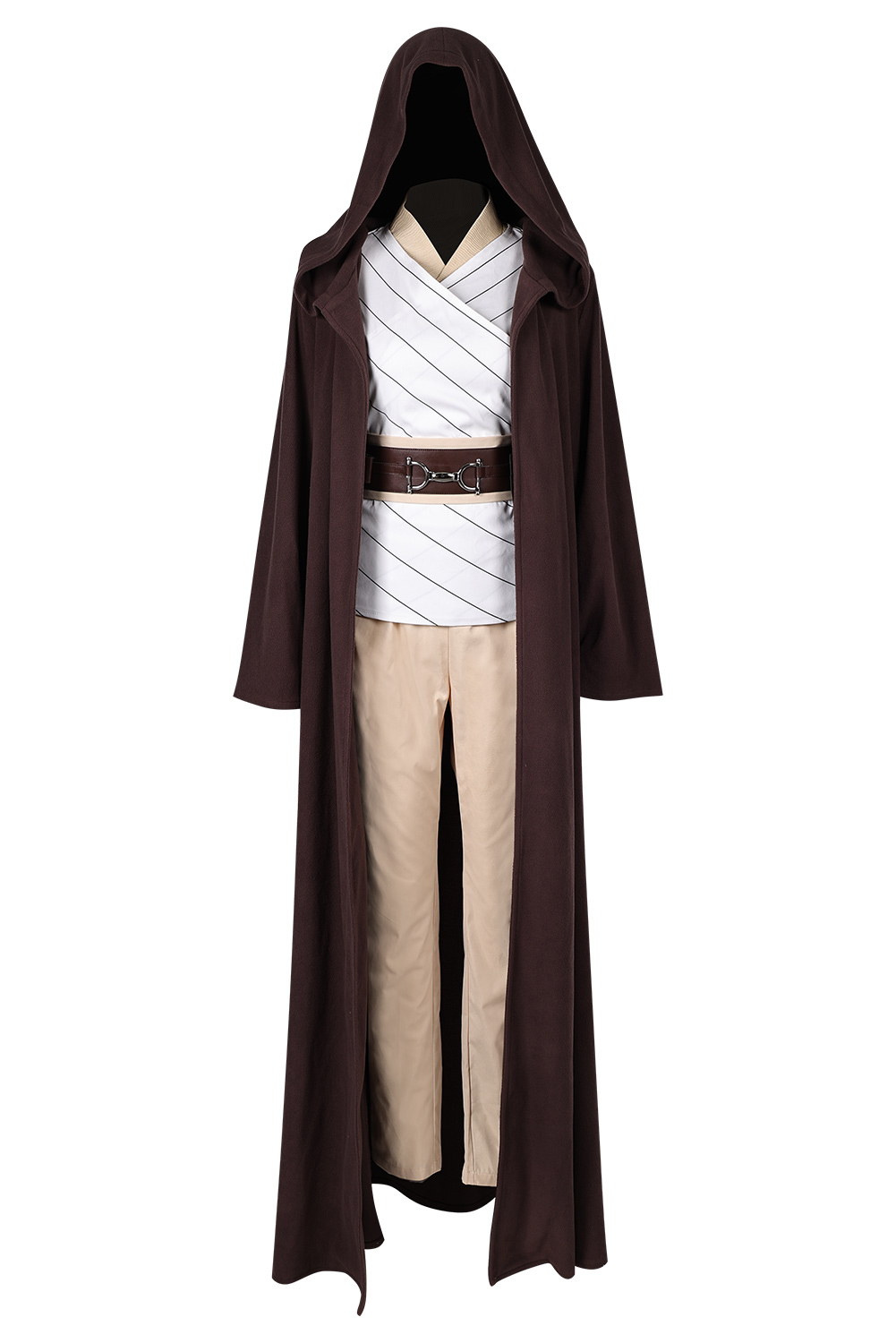 Jedi Master Indara Carrie-Anne Moss Brown Robe Outfits Set Halloween Carnival Suit Cosplay Costume