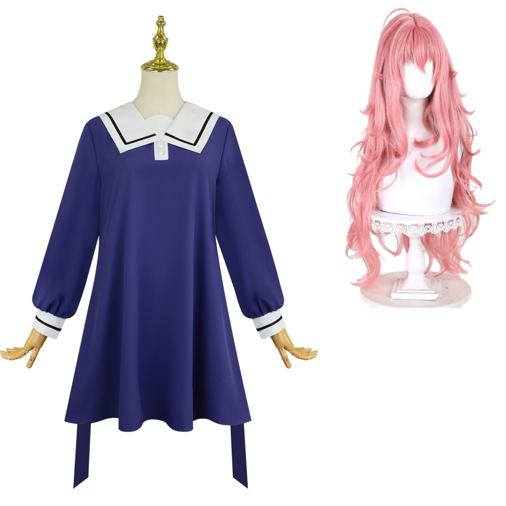 I Want to Love You Till Your Dying Day Sheena Mimi Ali Women Blue Uniform Halloween Cosplay Costume