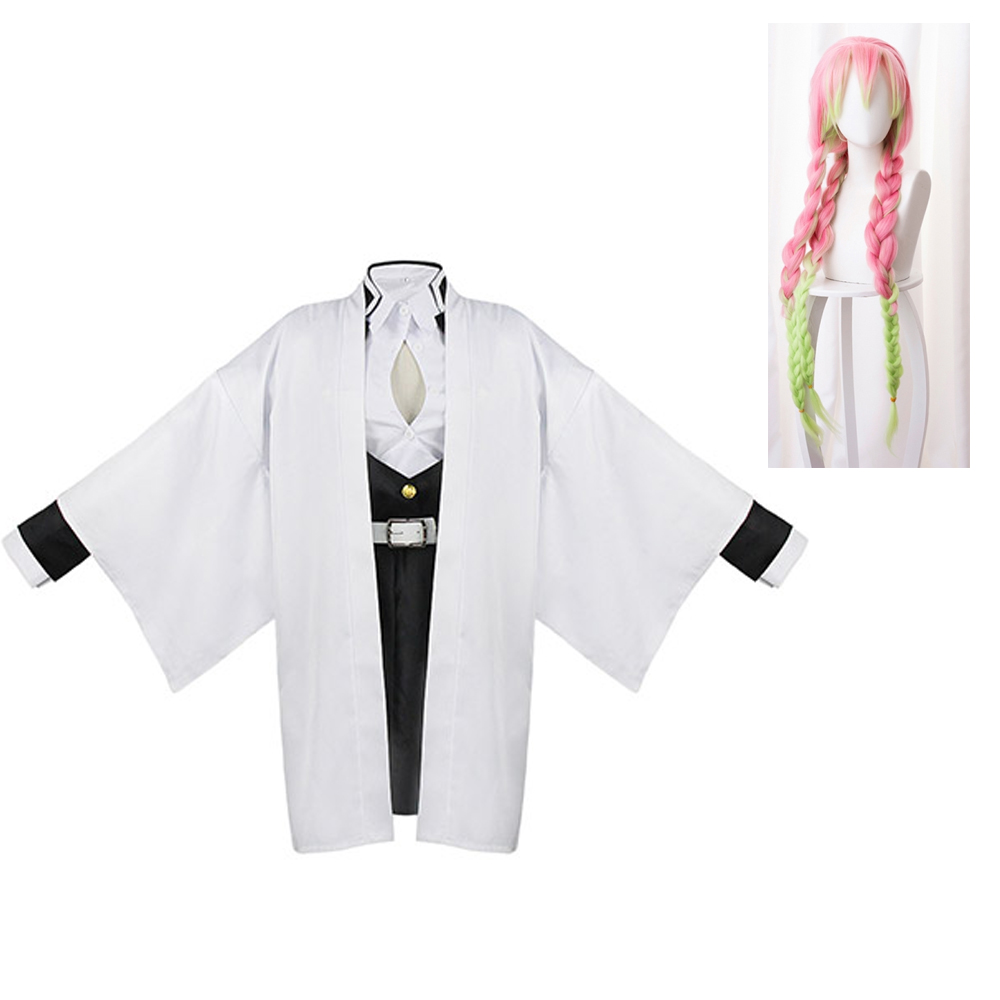 Kanroji Mitsuri Kimono Outfits Halloween Carnival Suit Cosplay Costume