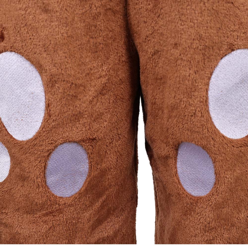 Kid Children Reindeer Flannel Onesie Pajamas Halloween Christmas Party Cosplay Costume