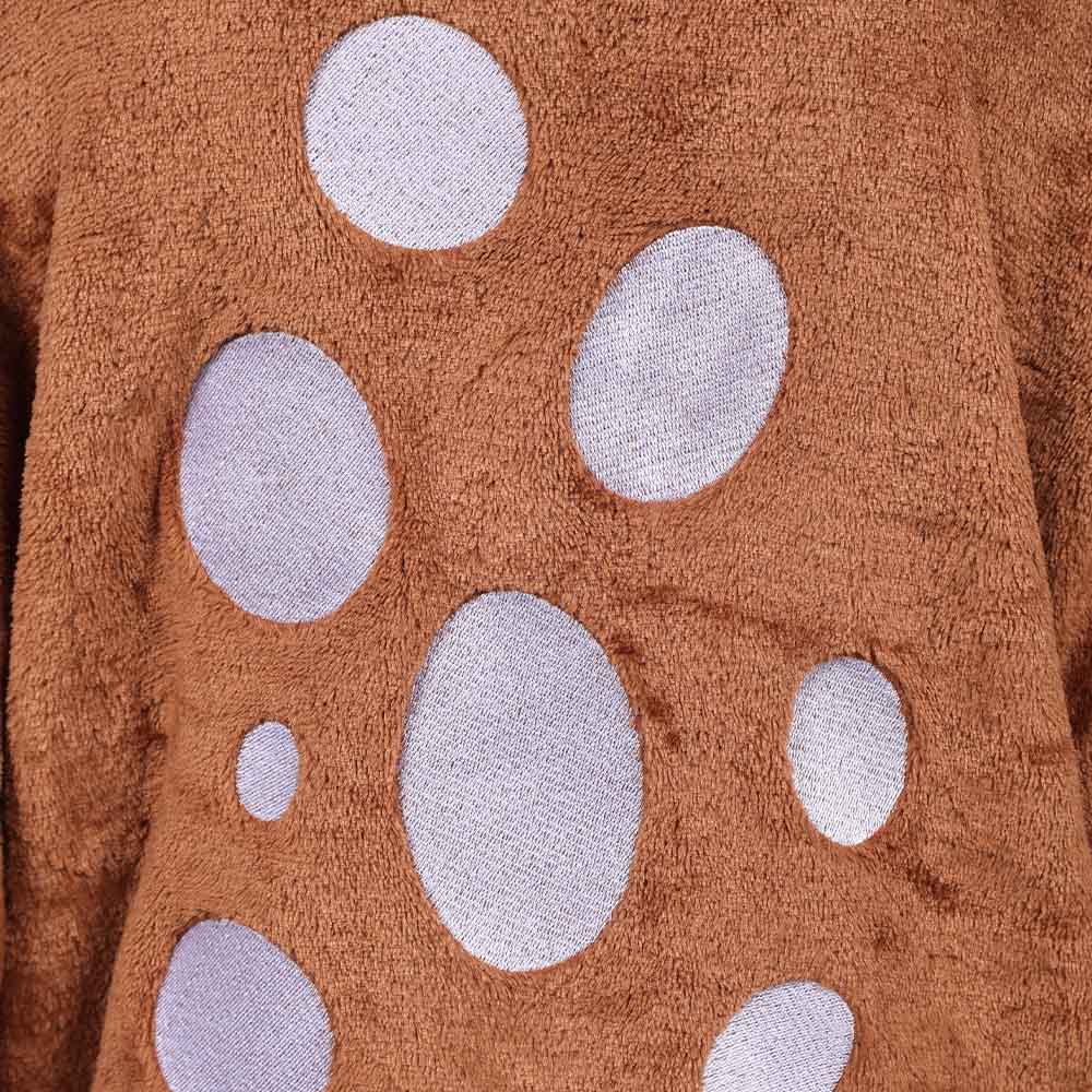 Kid Children Reindeer Flannel Onesie Pajamas Halloween Christmas Party Cosplay Costume