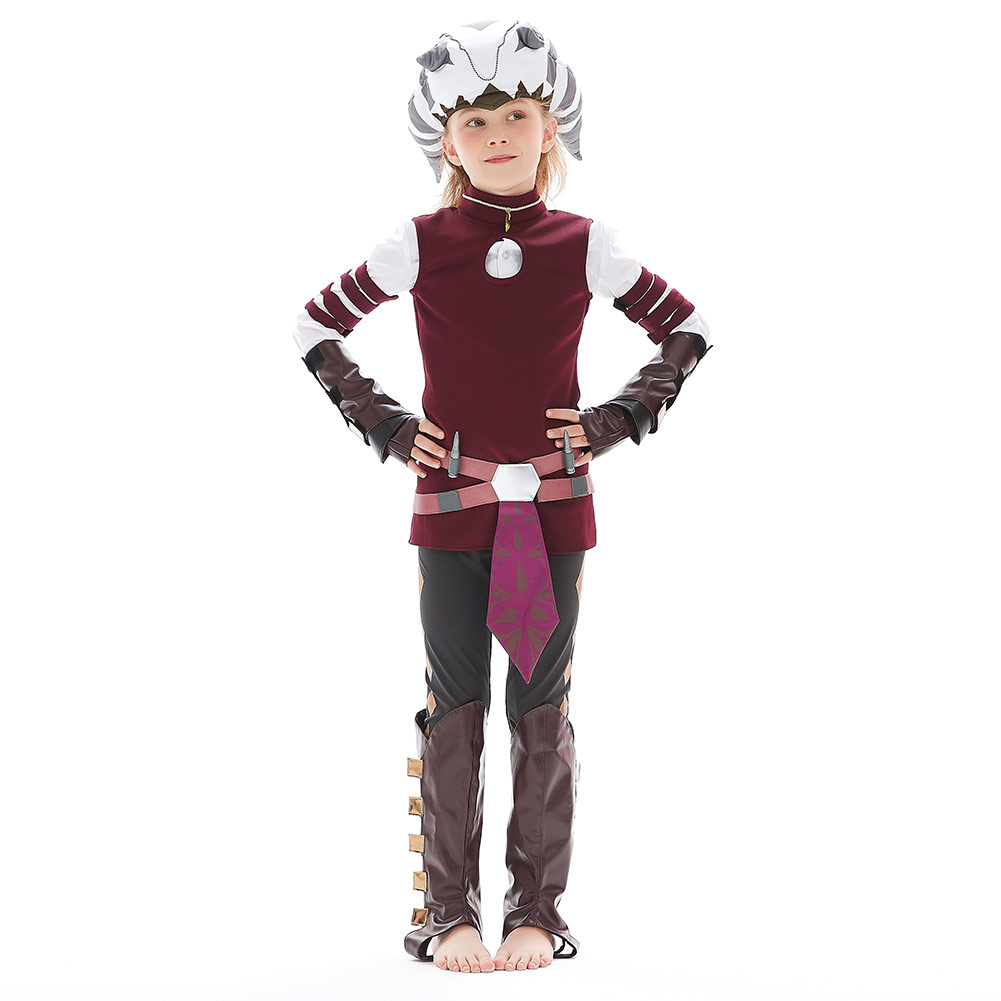Kids Children Ahsoka Tano Cosplay Costume Outfits Halloween Carnival Suit