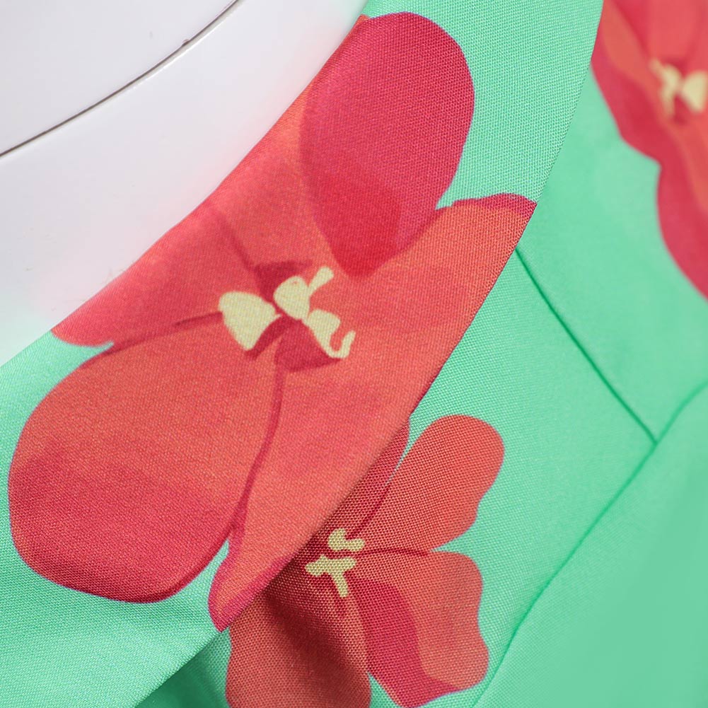 Kpop Demon Hunters Abby Green Shirt For Pet Dogs Cats Halloween Carnival Party Cosplay Costume