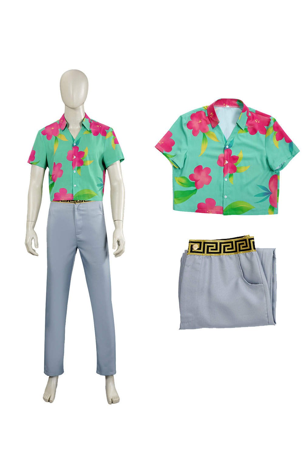 Kpop Demon Hunters Abby Soda Pop Shirt Pants Set Outfits Halloween Carnival Party Cosplay Costume