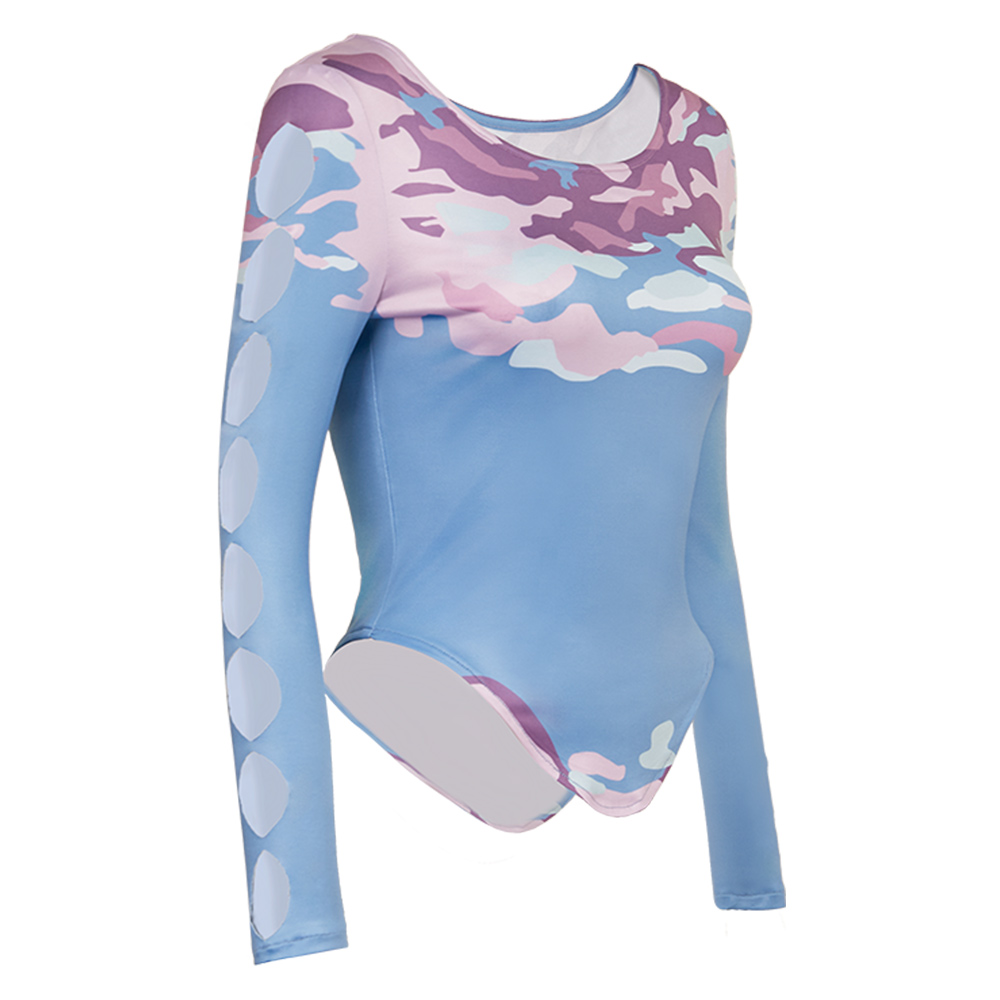 Kpop Demon Hunters Celine Blue Stage Jumpsuit Halloween Carnival Party Cosplay Costume