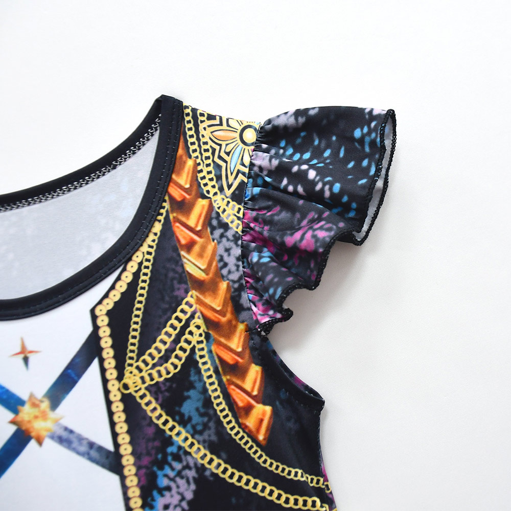 Kpop Demon Hunters Huntrix Golden Bag Dress Set For Kids Children Halloween Carnival Party Cosplay Costume