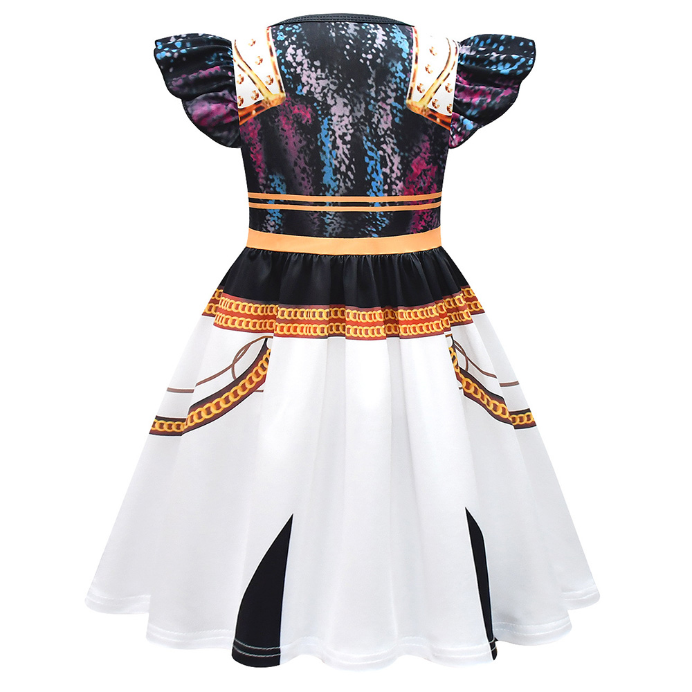 Kpop Demon Hunters Huntrix Golden Bag Dress Set For Kids Children Halloween Carnival Party Cosplay Costume