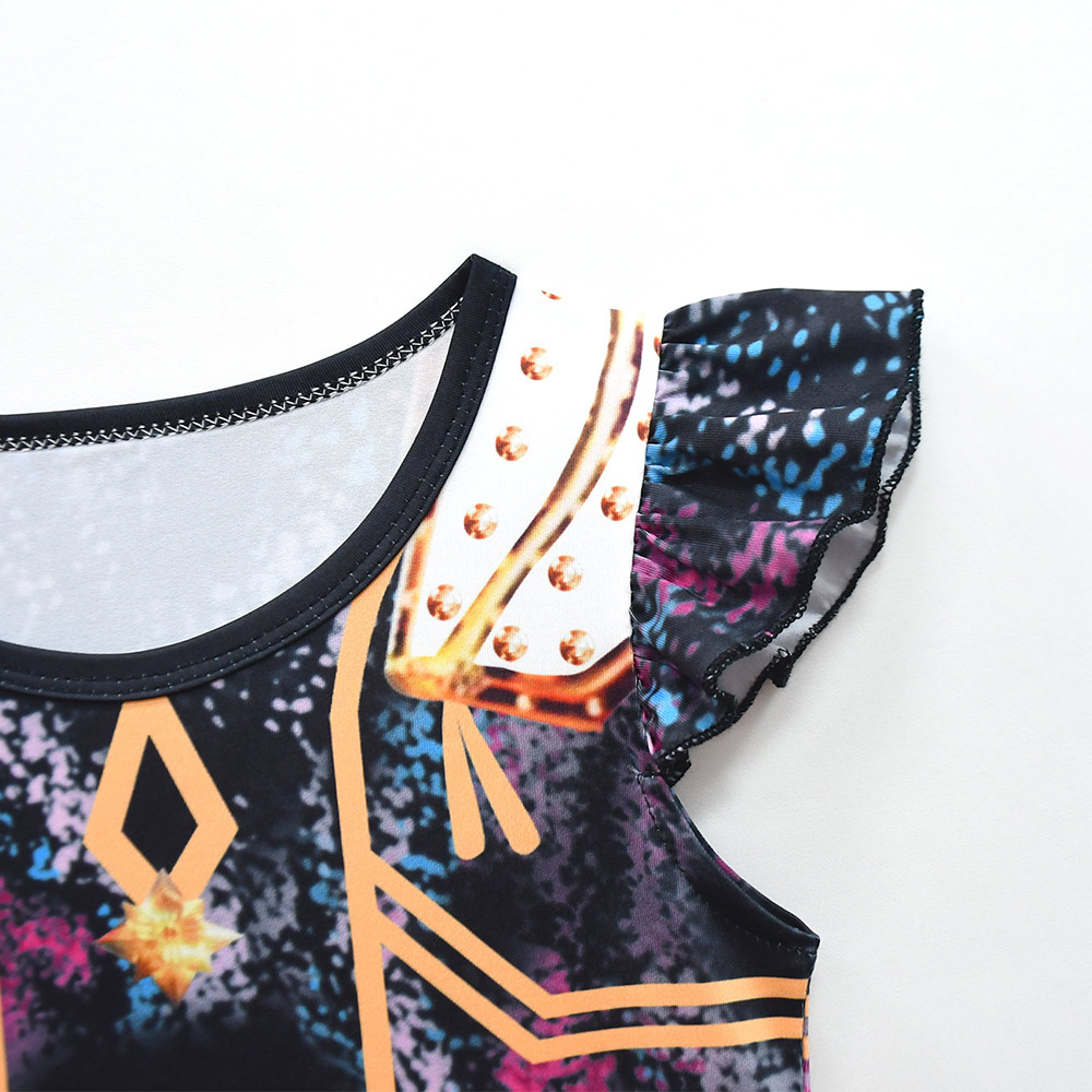 Kpop Demon Hunters Huntrix Golden Bag Dress Set For Kids Children Halloween Carnival Party Cosplay Costume