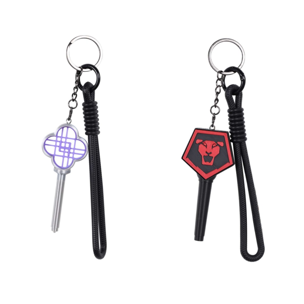 Kpop Demon Hunters Huntrix Saja Boys Fanchant Keychain Halloween Carnival Costume Accessories