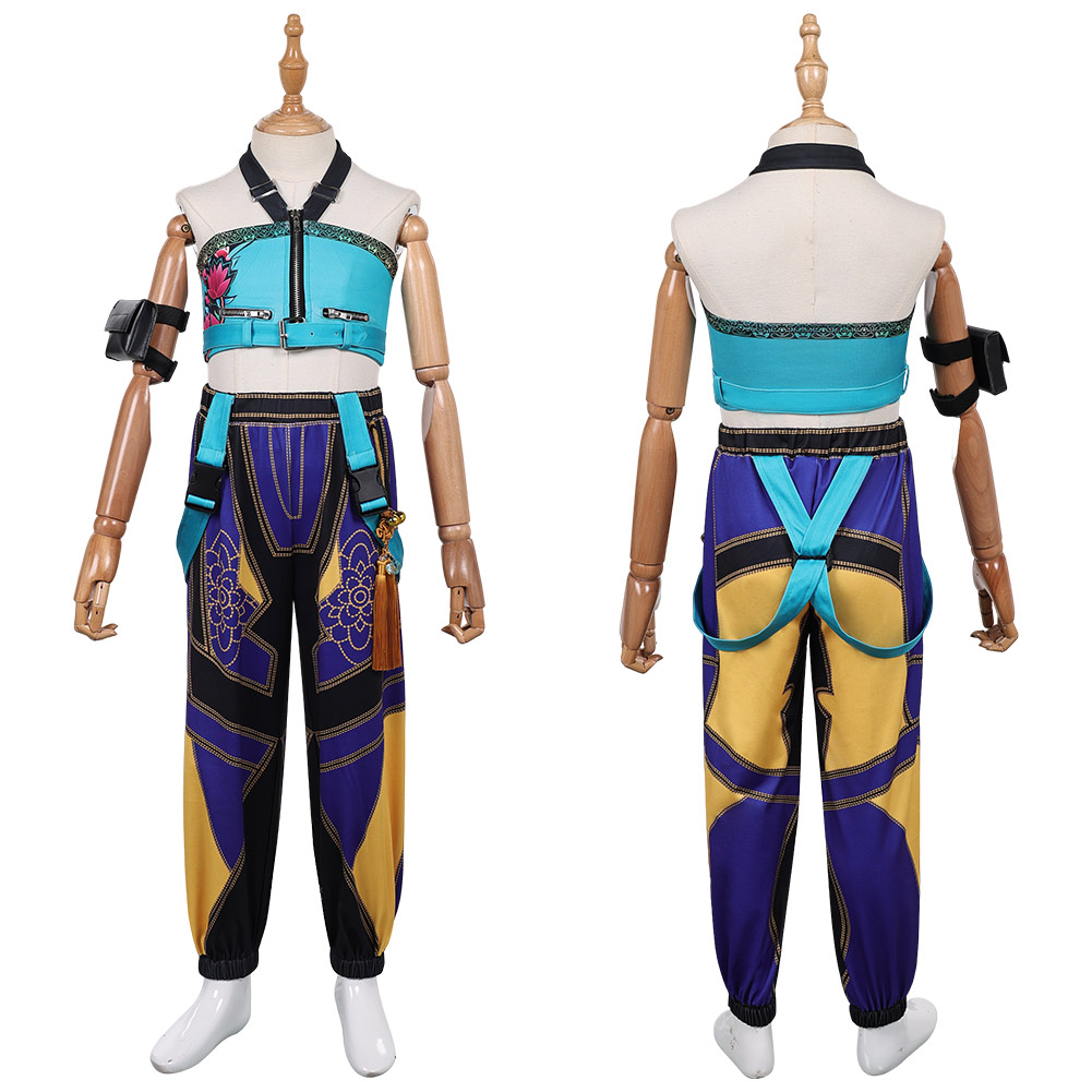 Kpop Demon Hunters Huntrix Team Outfits For Kids Children Halloween Carnival Party Cosplay Costume