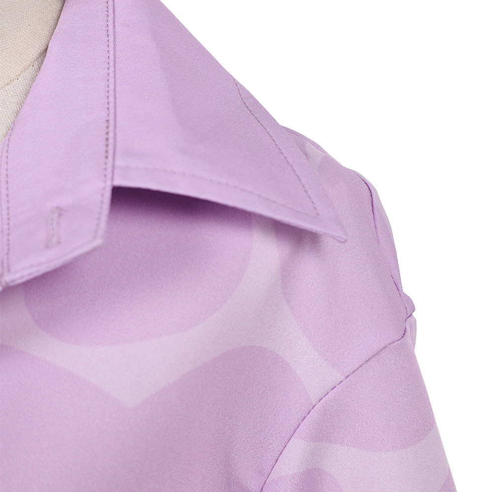 Kpop Demon Hunters Jinu Pink Shirt For Kids Halloween Carnival Party Cosplay Costume