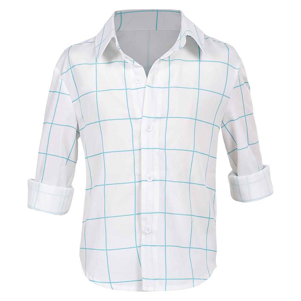 Kpop Demon Hunters Jinu Soda Pop Top Shirt For Kids Halloween Carnival Party Cosplay Costume