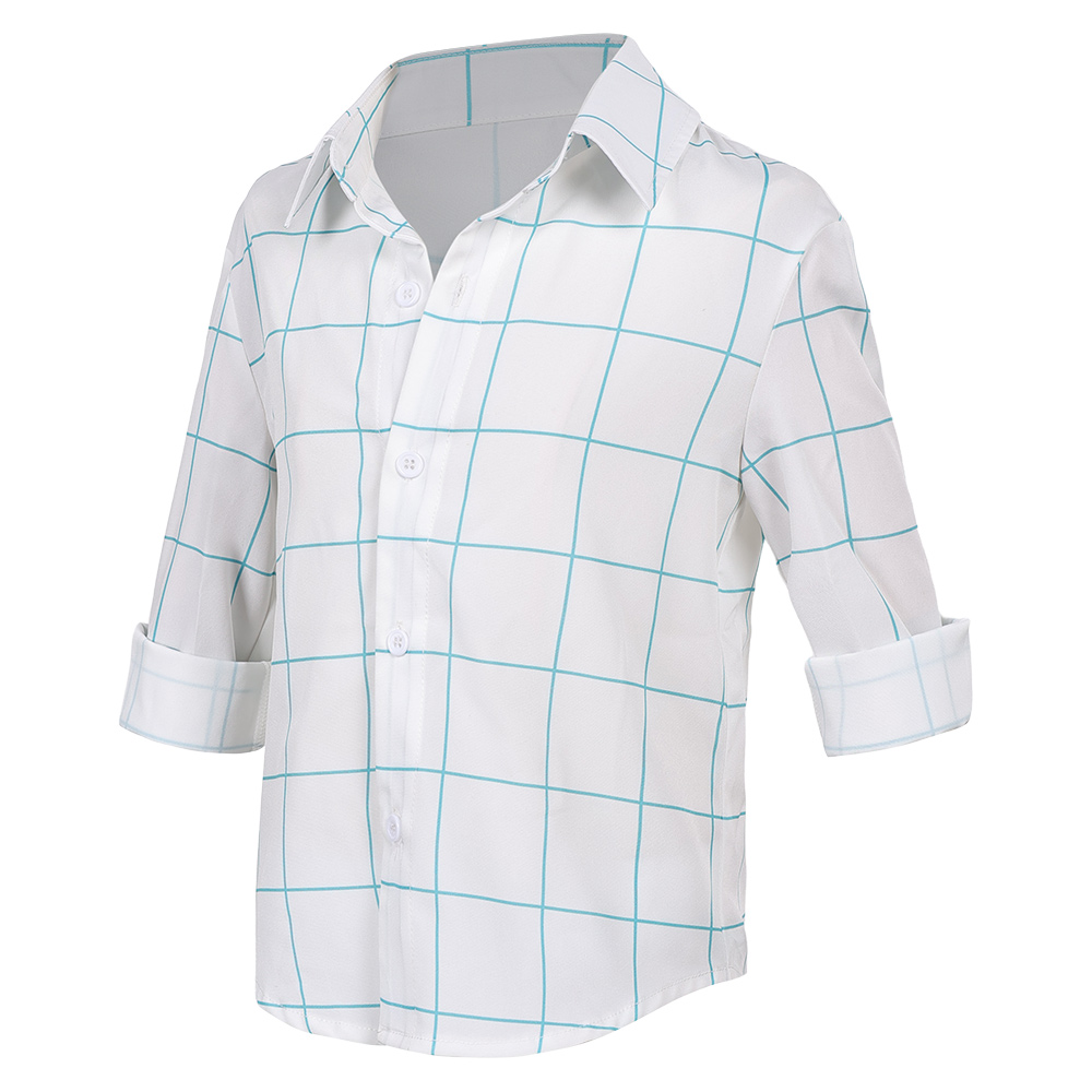 Kpop Demon Hunters Jinu Soda Pop Top Shirt For Kids Halloween Carnival Party Cosplay Costume