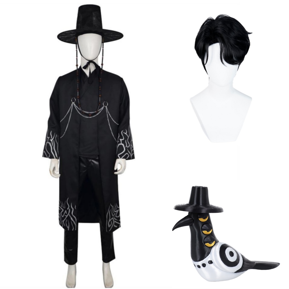 Kpop Demon Hunters Jinu Your Idol Black Stage Outfits Halloween Carnival Party Cosplay Costume