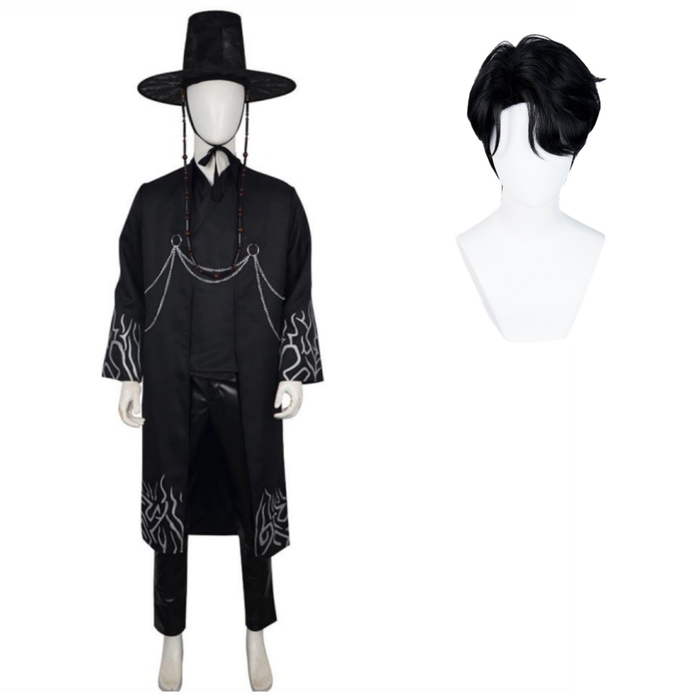 Kpop Demon Hunters Jinu Your Idol Black Stage Outfits Halloween Carnival Party Cosplay Costume