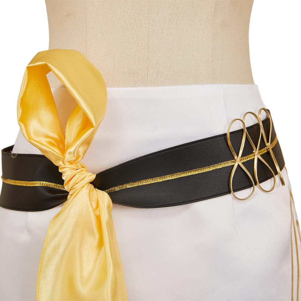 Kpop Demon Hunters Mira Golden Black Inner Top Skirt  Halloween Carnival Party Cosplay Costume