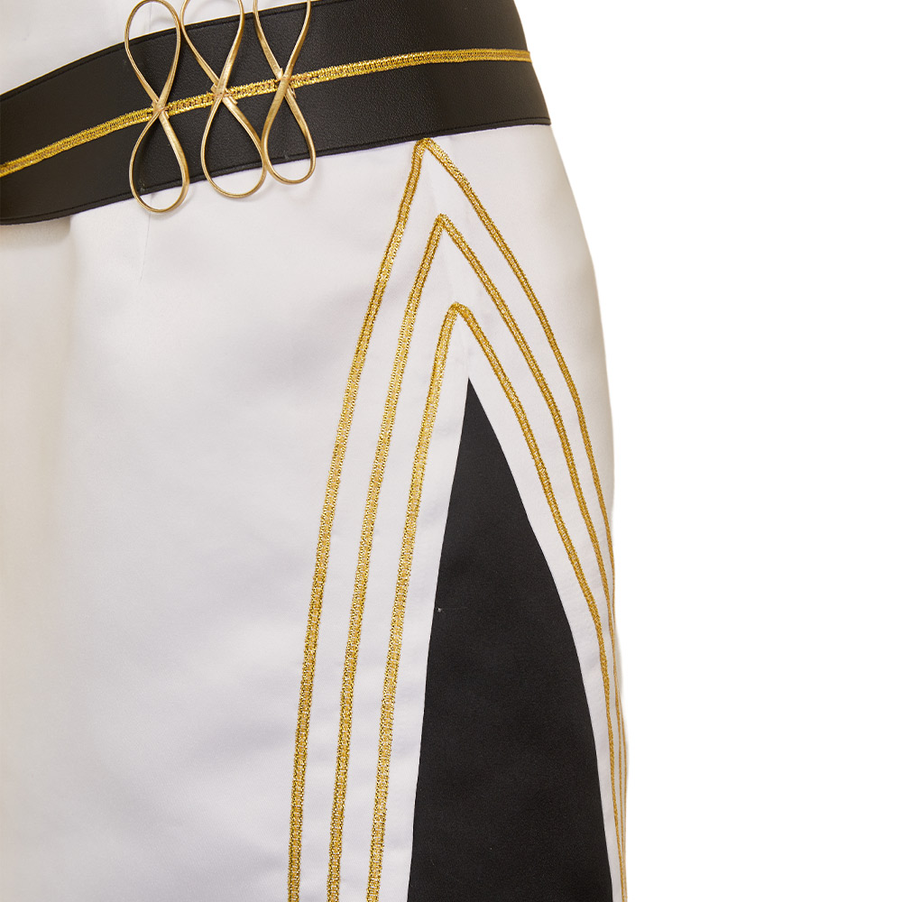 Kpop Demon Hunters Mira Golden Black Inner Top Skirt  Halloween Carnival Party Cosplay Costume