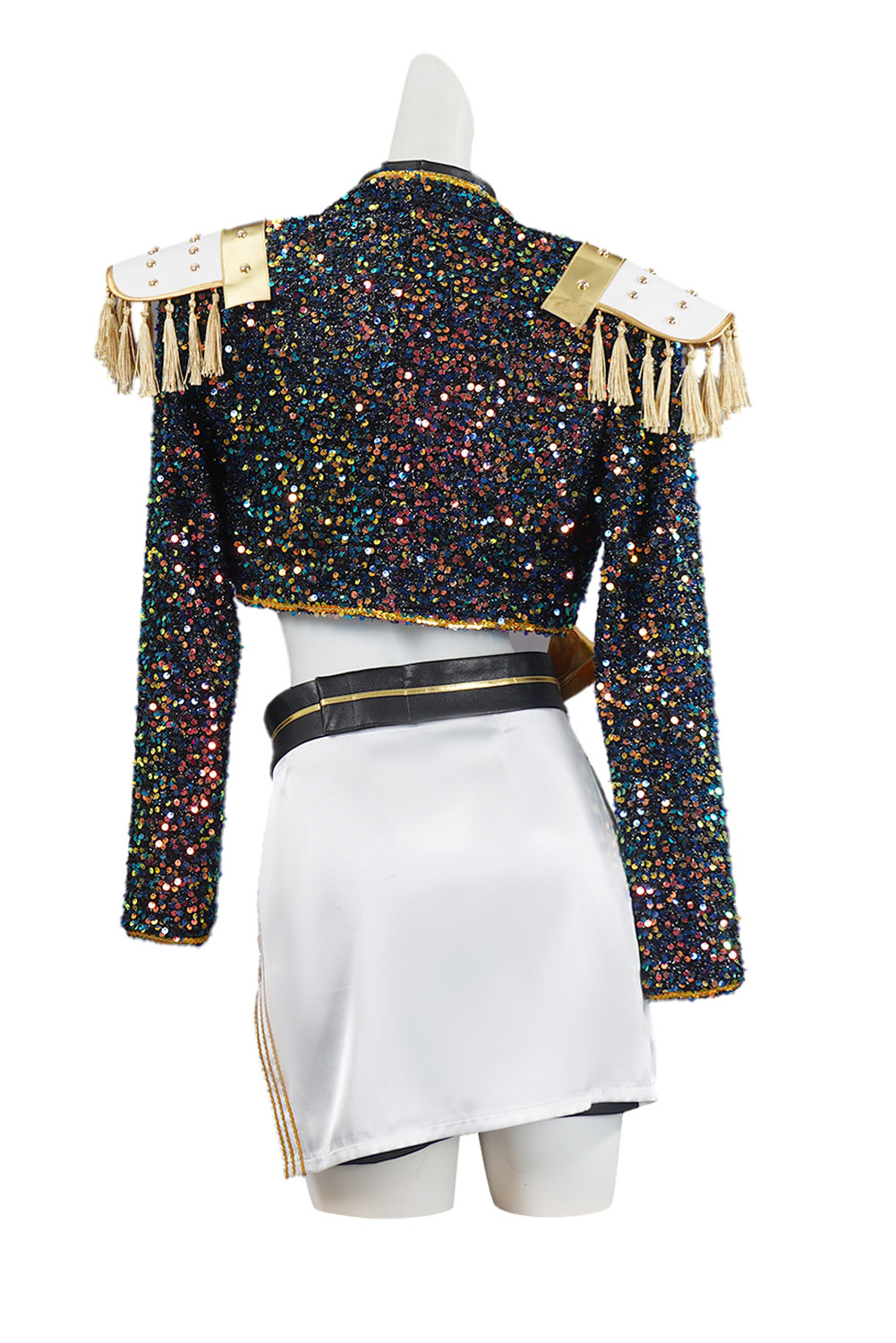 Kpop Demon Hunters Mira Golden Black Uniform Kids Outfits Halloween Carnival Party Cosplay Costume