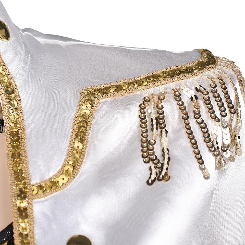 Kpop Demon Hunters Mira Golden White Uniform Halloween Carnival Party Cosplay Costume