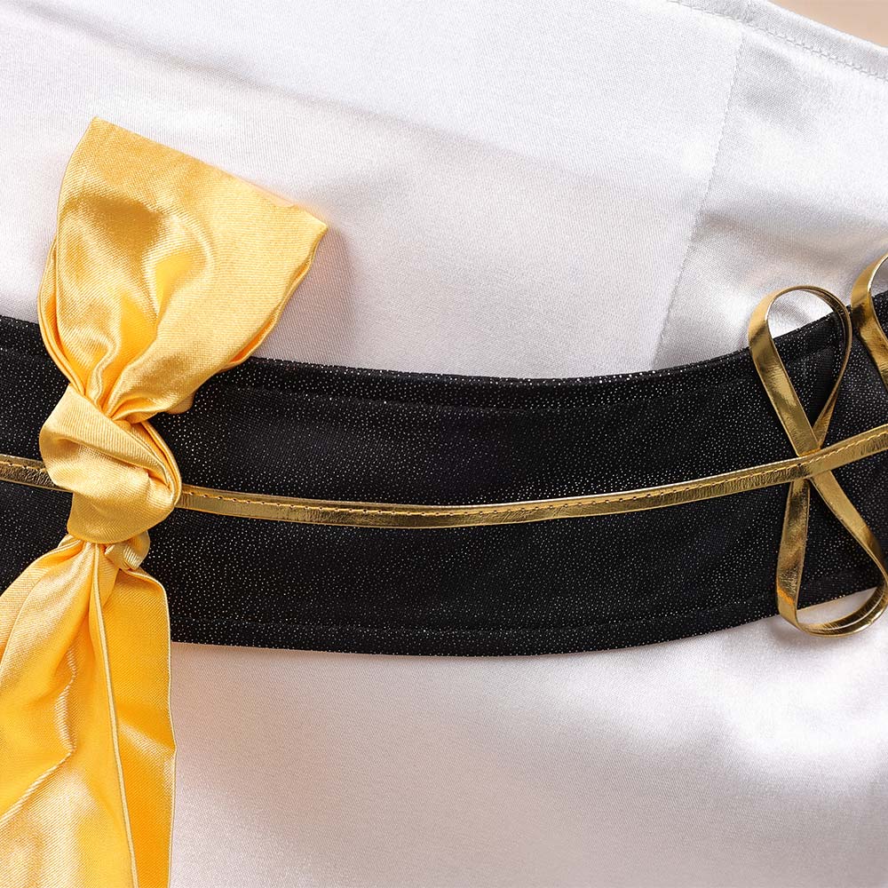 Kpop Demon Hunters Mira Golden White Uniform Halloween Carnival Party Cosplay Costume