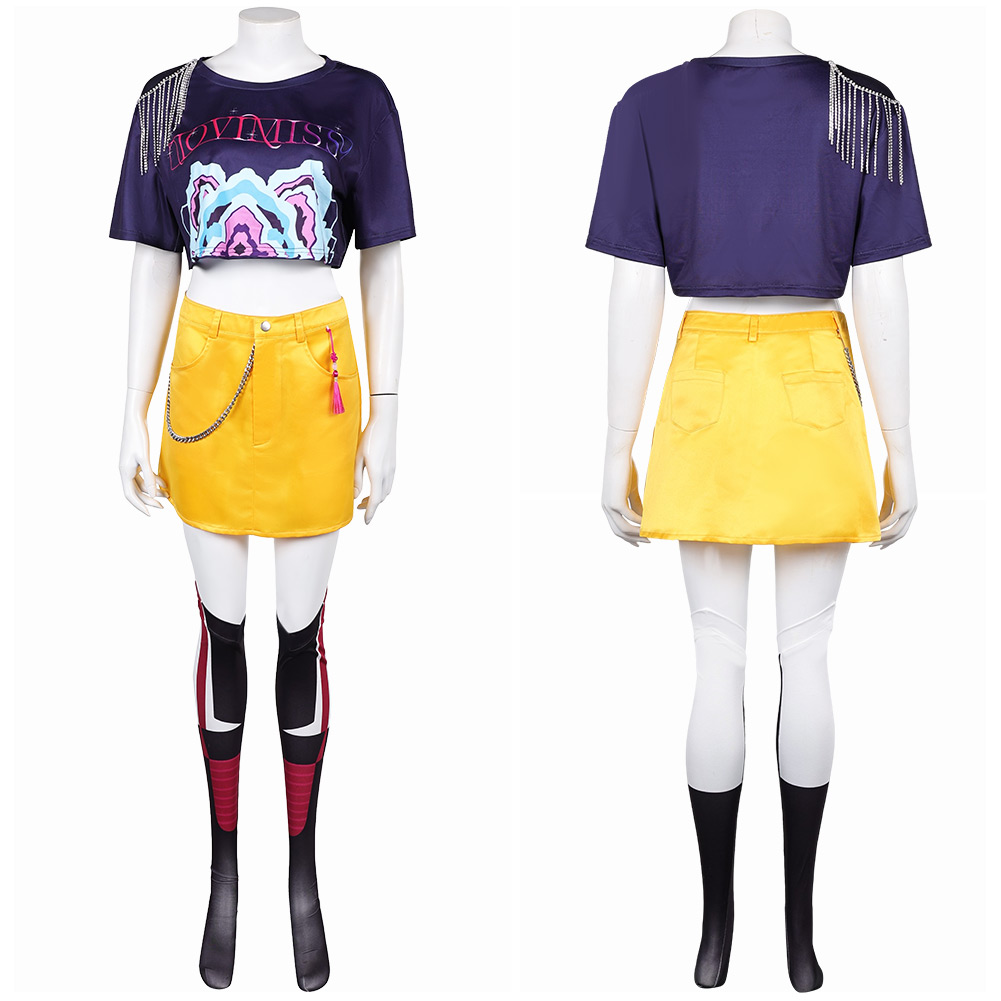 Kpop Demon Hunters Mira How it's Done Fullset Halloween Carnival Party Cosplay Costume