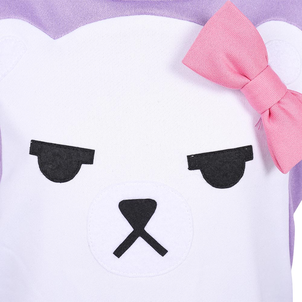 Kpop Demon Hunters Mira Purple Bear Pajamas For Kids Halloween Carnival Party Cosplay Costume